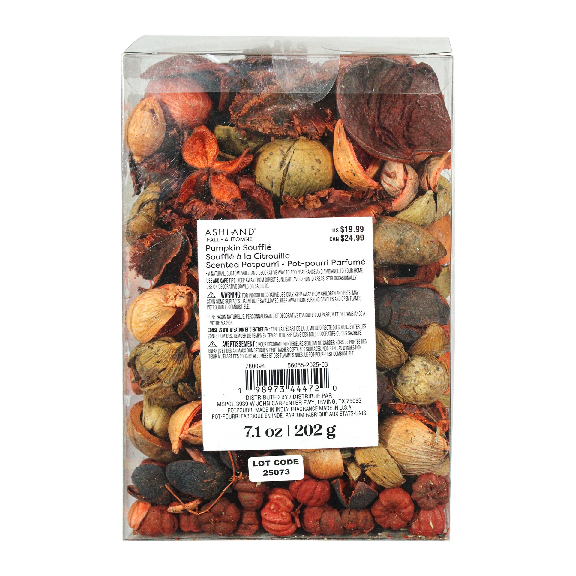 slide 7 of 7, 7oz. Pumpkin Souffle Scented Potpourri By Ashland, 7 oz