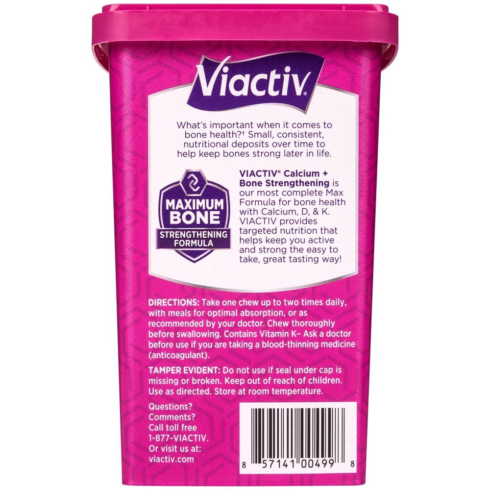 slide 3 of 7, Viactiv Calcium Plus Soft Chew 100 coun, 100 ct