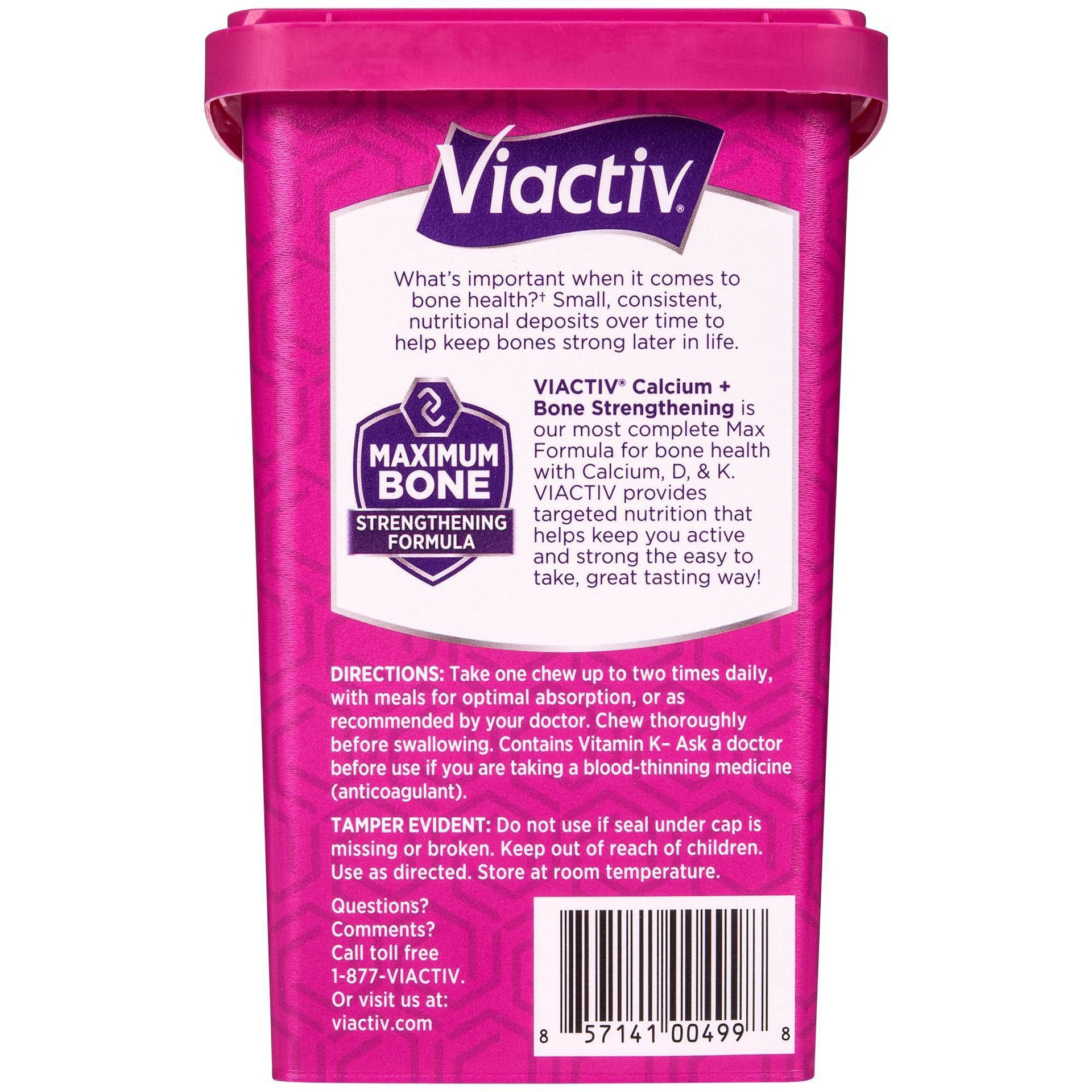 slide 6 of 7, Viactiv Calcium Plus Soft Chew 100 coun, 100 ct