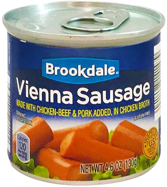 slide 1 of 1, Brookdale Vienna Sausage, 4.6 oz