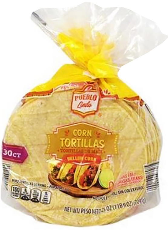 slide 1 of 1, Pueblo Lindo Yellow Corn Tortillas, 25 oz