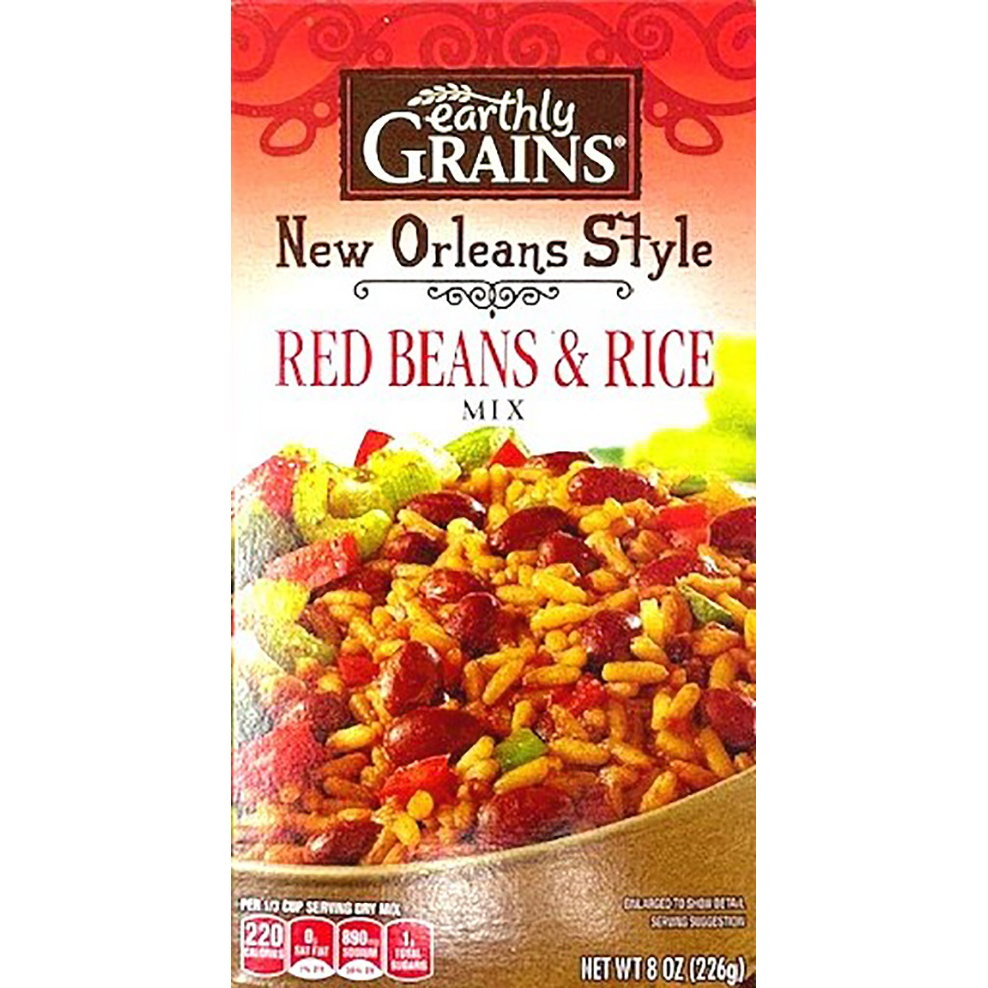 slide 1 of 1, Earthly Grains New Orleans Style Red Beans And Rice Mix, 8 oz