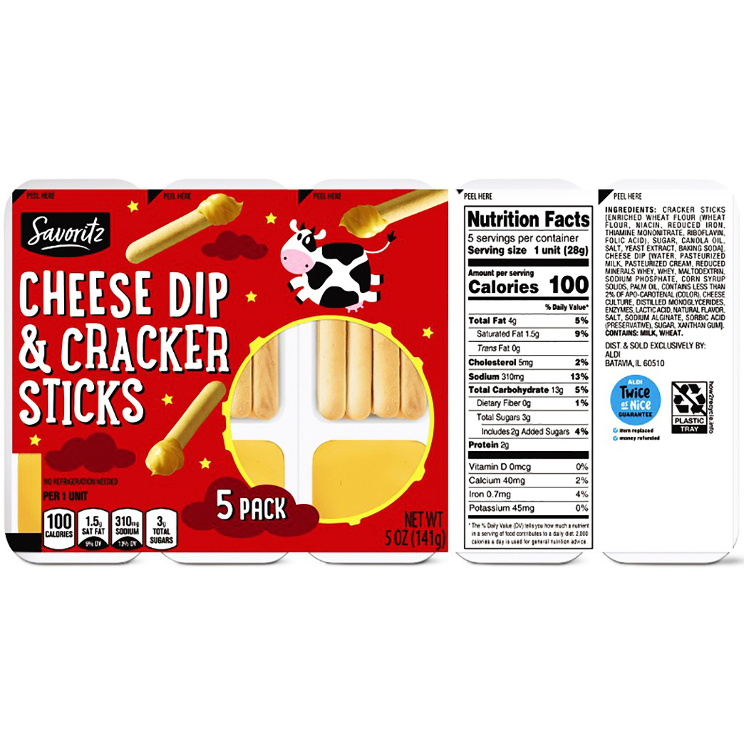 Savoritz Cheese Dip And Cracker Sticks 5 oz Shipt