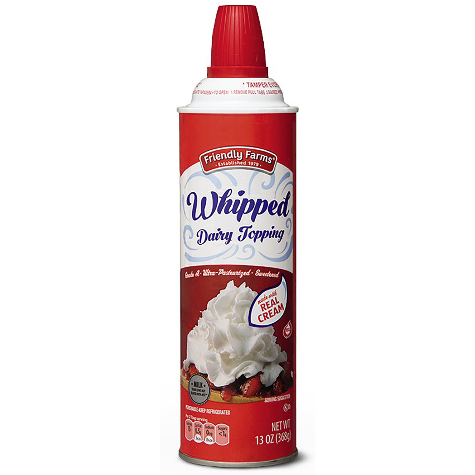 slide 1 of 1, Friendly Farms Whipped Dairy Topping, 13 fl oz