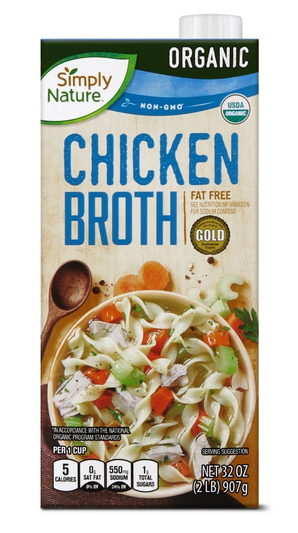 Simply Nature Organic Chicken Broth 48 oz | Shipt