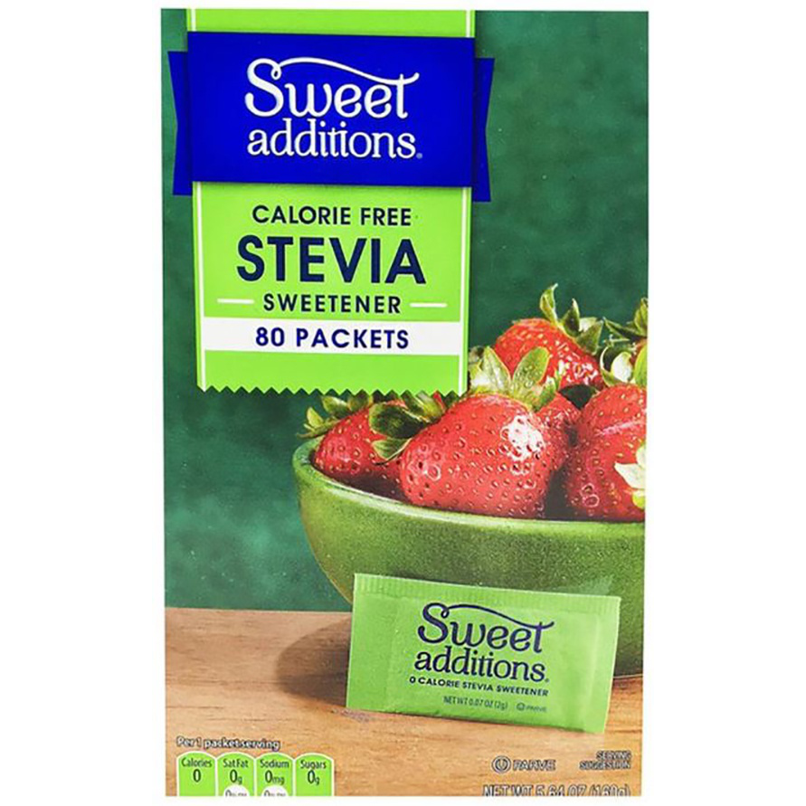 slide 1 of 1, Sweet Additions Stevia Sweetener, 80 ct