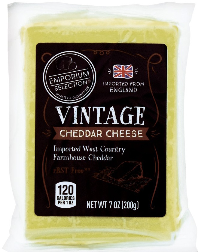 slide 1 of 1, Emporium Selection Vintage Cheddar, 7 oz