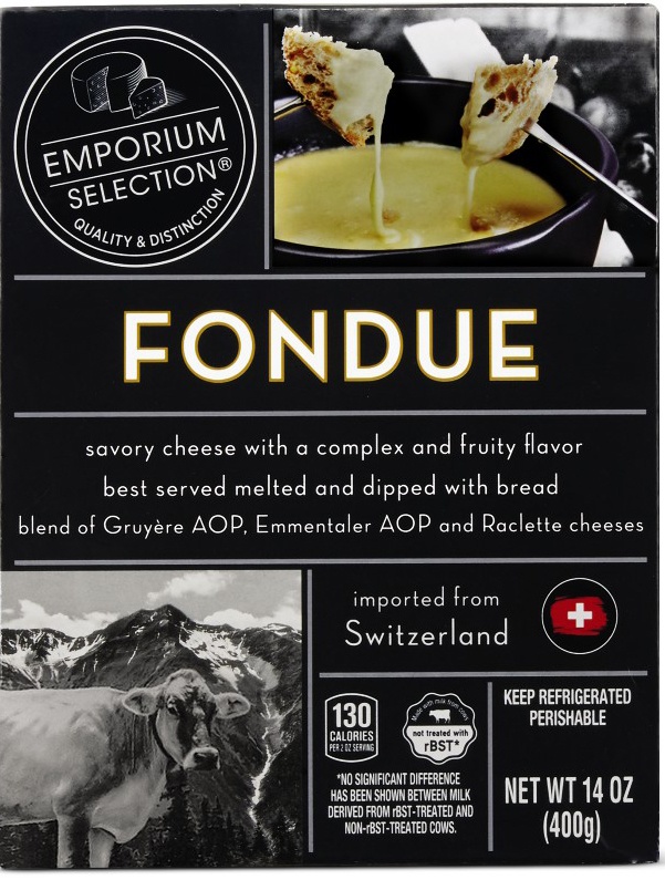 slide 1 of 1, Emporium Selection Swiss Cheese Fondue, 14 oz