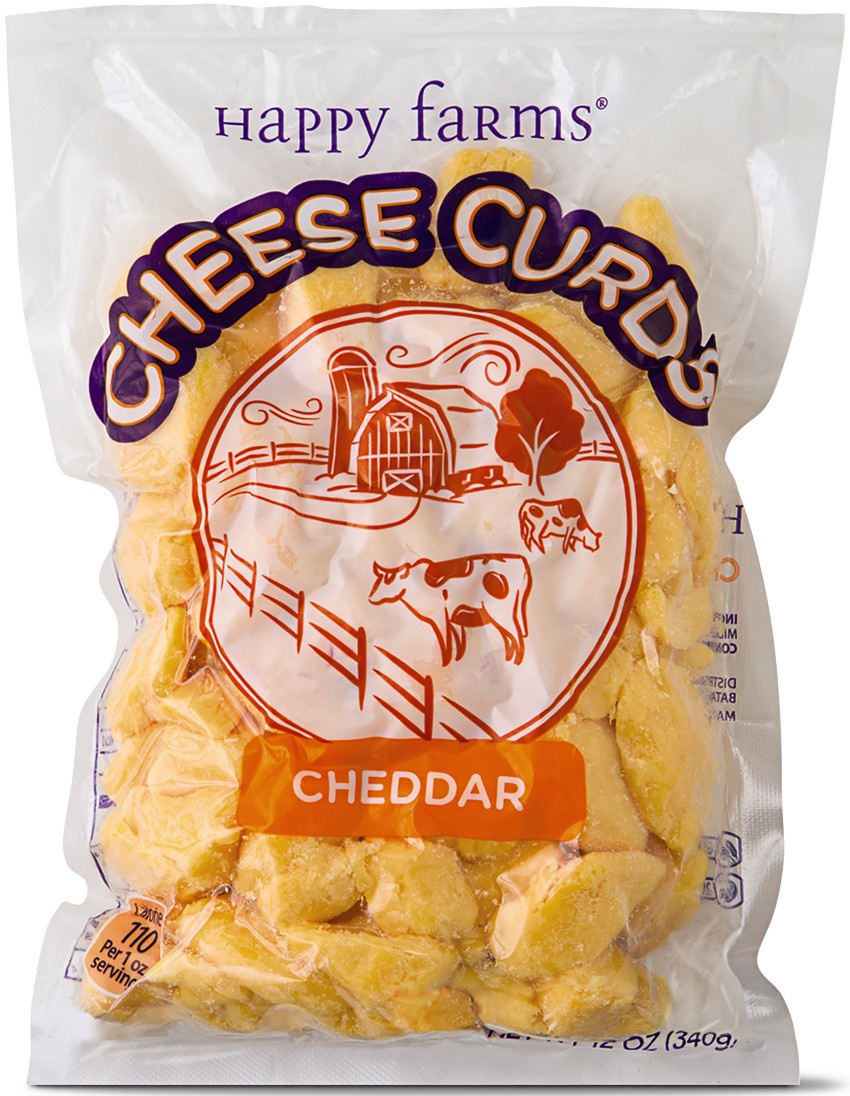 Happy Farms Yellow Cheddar Cheese Curds 12 oz Shipt