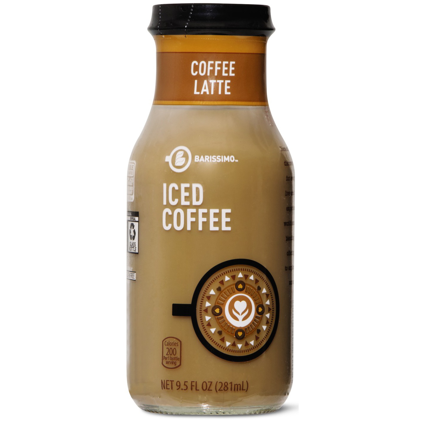 slide 1 of 1, Barissimo Coffee Latte Iced Coffee, 9.5 fl oz