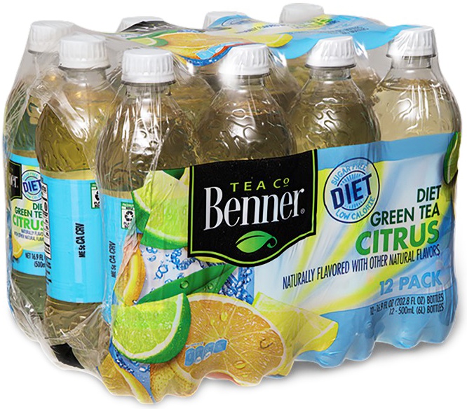 12-Pack 16.9 oz Citrus Green Tea