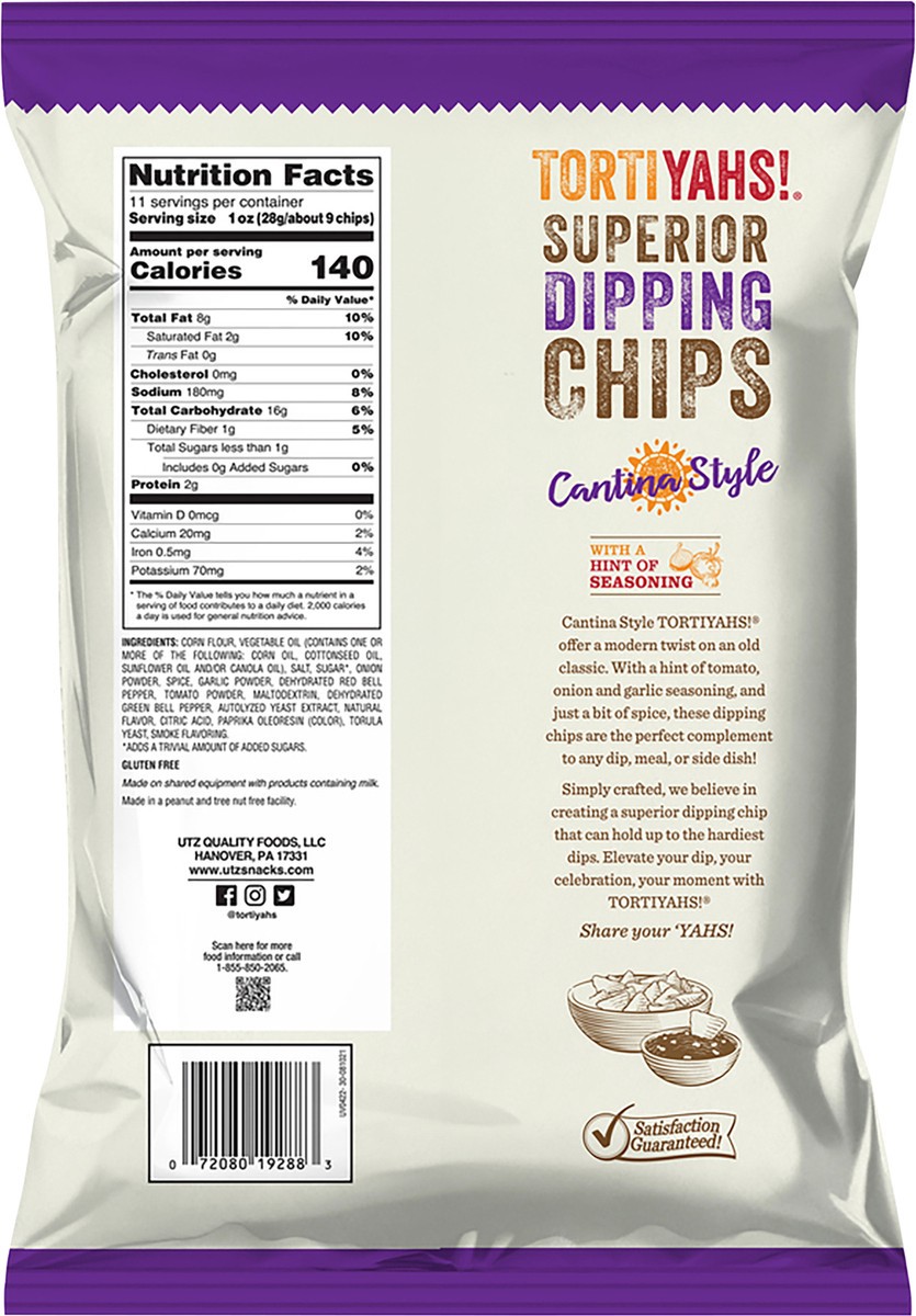 slide 9 of 11, Tortiyahs! Dipping Chips, Superior, Cantina Style 11 Oz, 11 oz