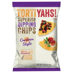 Tortiyahs! Dipping Chips, Superior, Cantina Style 11 Oz