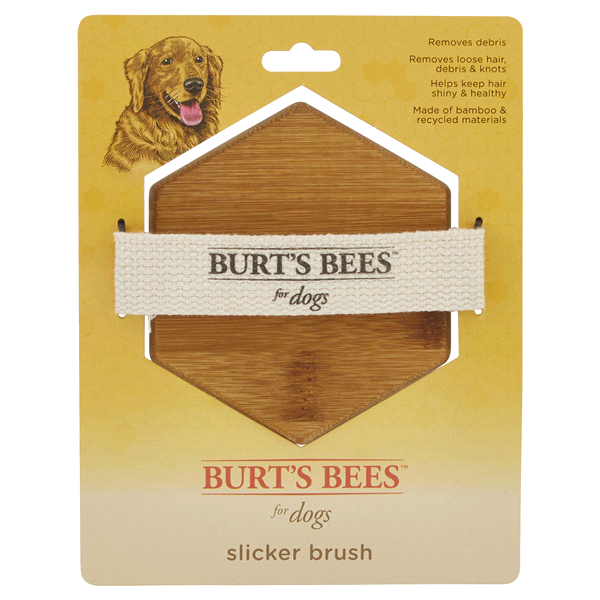 slide 1 of 1, Burt's Bees Palm Slicker Pet Brush, 1 ct