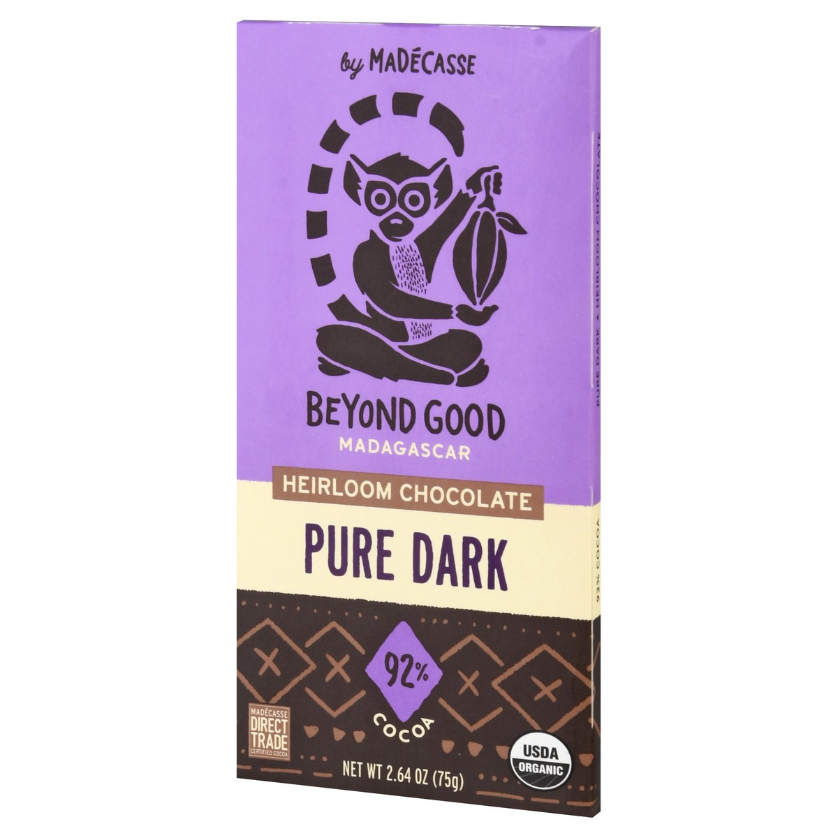 slide 3 of 9, Beyond Good 92% Cocoa Madagascar Pure Dark Chocolate Bar, 2.64 oz