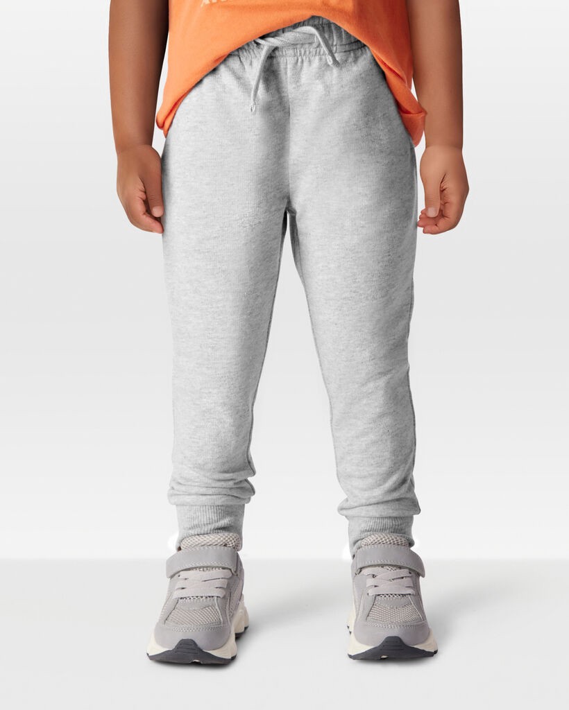 slide 2 of 5, Carter's Carters Toddler Pull-On Drawstring Joggers - Grey Heather 3T, 1 ct
