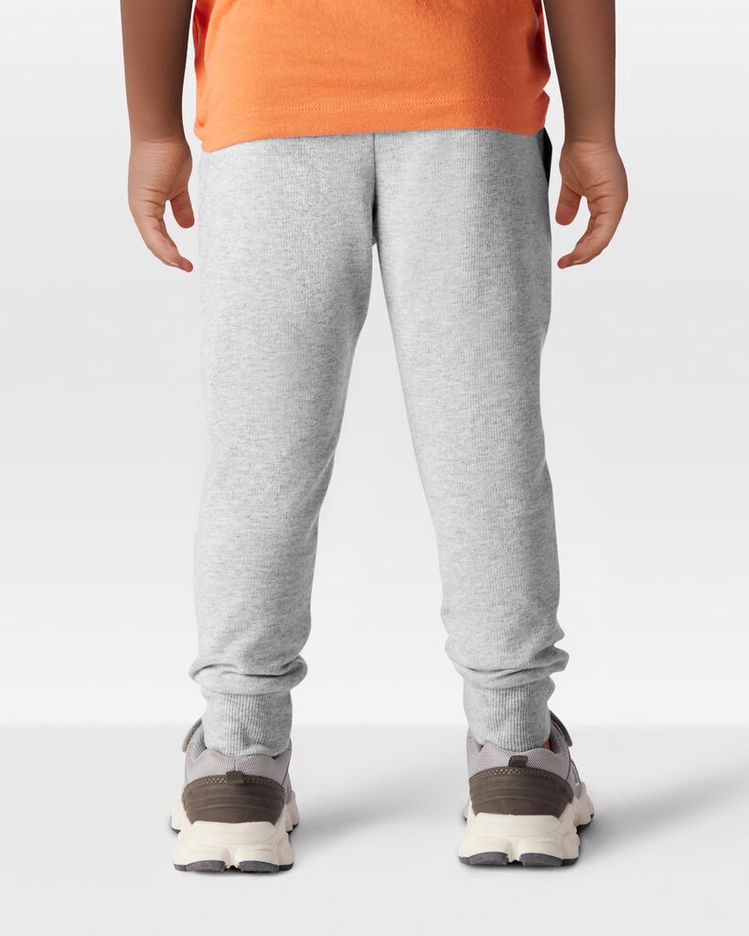 slide 3 of 5, Carter's Carters Toddler Pull-On Drawstring Joggers - Grey Heather 3T, 1 ct