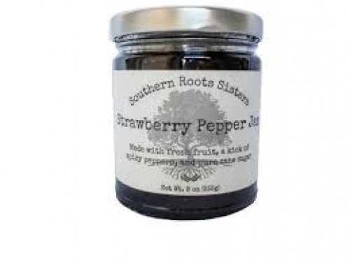 slide 1 of 1, Southern Roots Sisters Strawberry Pepper Jam, 11 oz