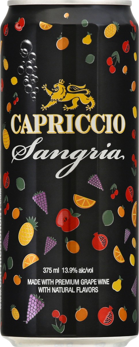 slide 1 of 11, Capriccio Grape Sangria 375 ml, 375 ml