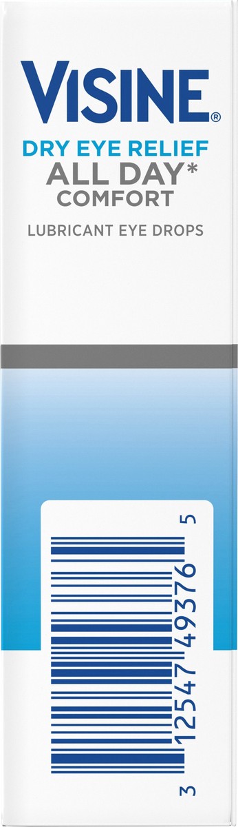 slide 4 of 7, Visine Dry Eye Relief All Day Comfort Lubricant Eye Drops, 0.5 Fl. Oz, 5 fl oz