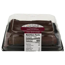 Bakery Fudge Iced Brownie - 8 ct