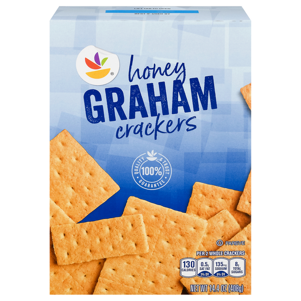 slide 1 of 1, GIANT Graham Crackers Honey, 14.4 oz