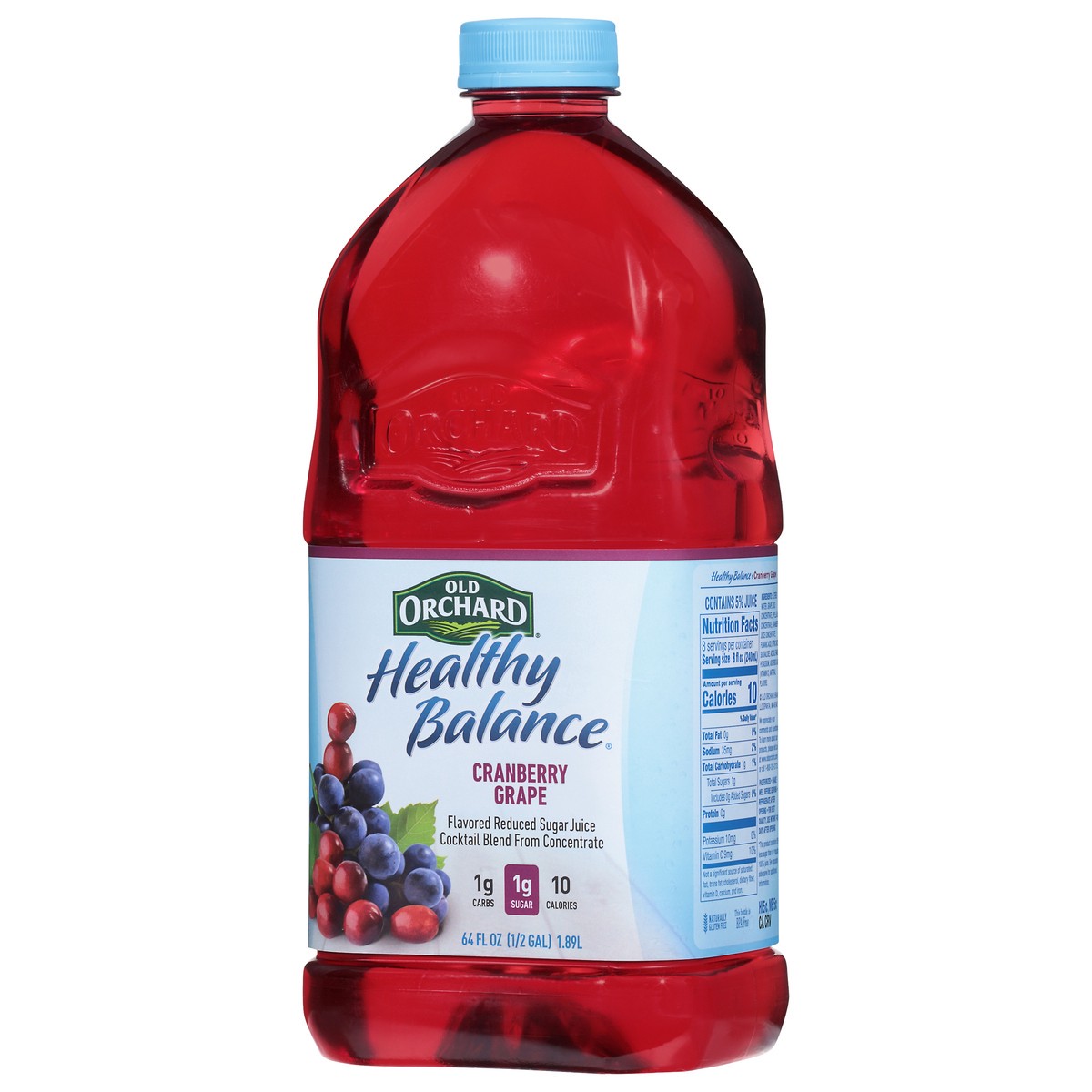 slide 4 of 9, Old Orchard Healthy Balance Cranberry Grape Juice Cocktail - 64 fl oz, 64 fl oz