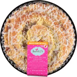 Sweet P's Bake Shop Butter Pecan Danish Coffee Cake 16 oz