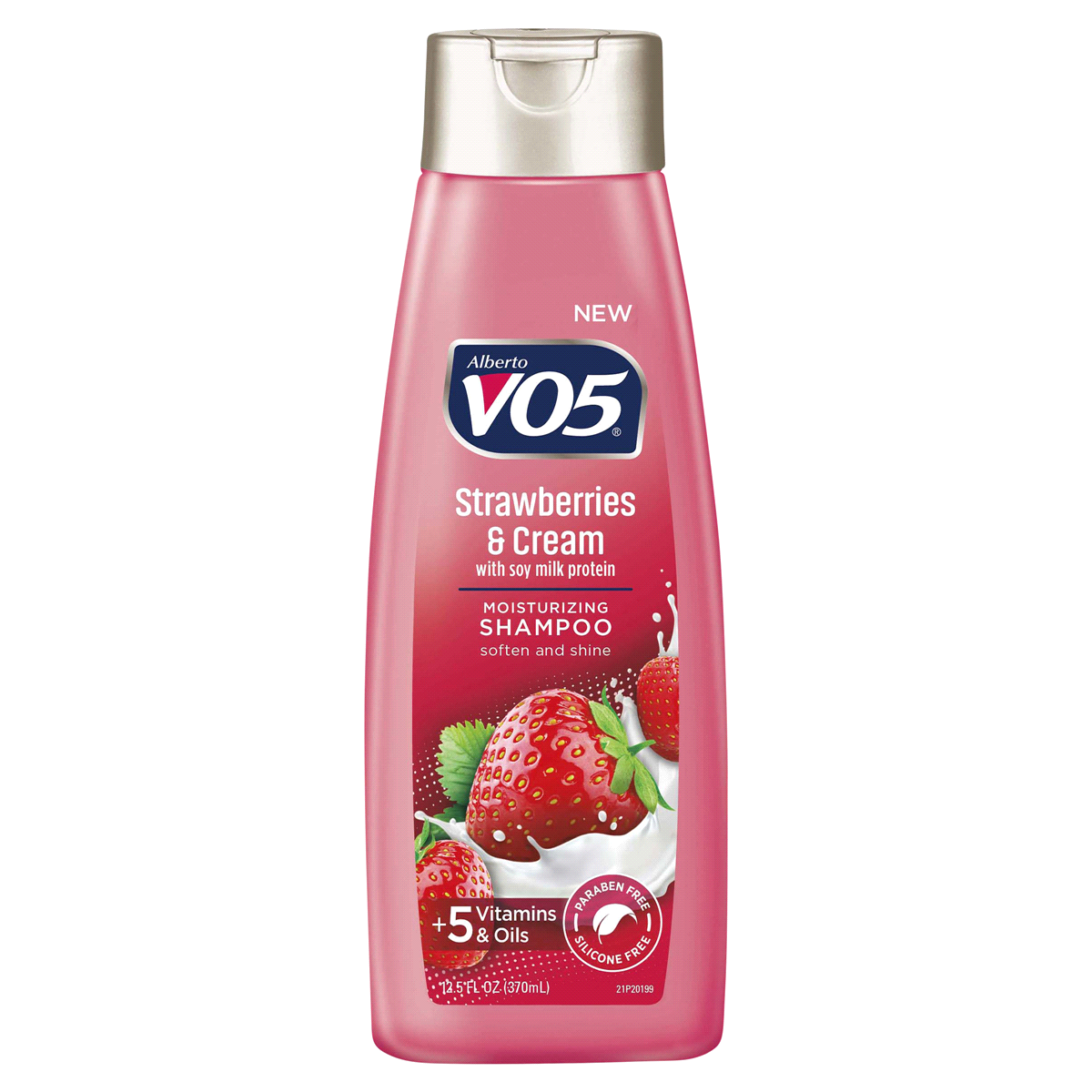 slide 1 of 1, Alberto Alberto VO5 Strawberries & Cream Moisture Milk Moisturizing Shampoo, 12.5 fl oz