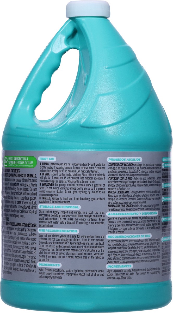 slide 2 of 9, Cloralen Concentrated No-Splash Bleach 121 fl oz, 121 fl oz