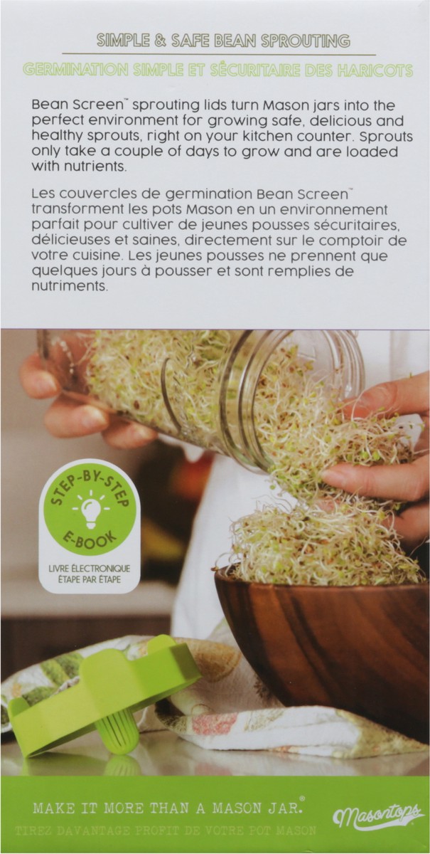 slide 8 of 9, Masontops Mason Jar Sprouting Kit 1 ea, 1 ct