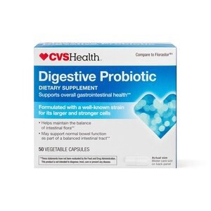 slide 1 of 1, CVS Health Digestive Probiotic Capsules, 50 Ct, 1 ct