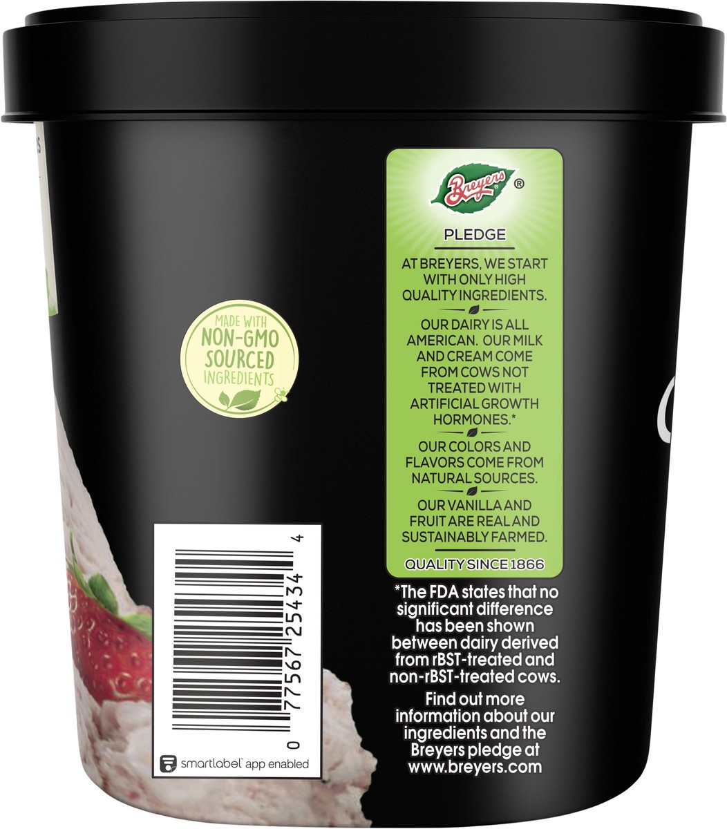 slide 5 of 5, Breyers Ice Cream Natural Strawberry, 48 oz, 48 oz