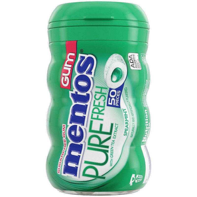 slide 1 of 3, Mentos Gum Spearmint - 3.53oz/50ct, 1 ct