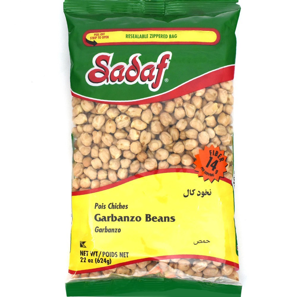 slide 1 of 2, Sadaf Garbanzo Beans, 22 oz