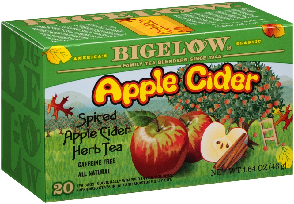 slide 2 of 7, Bigelow Tea Apple Cider Spiced Apple Cider Herb Tea - 20 ct, 20 ct