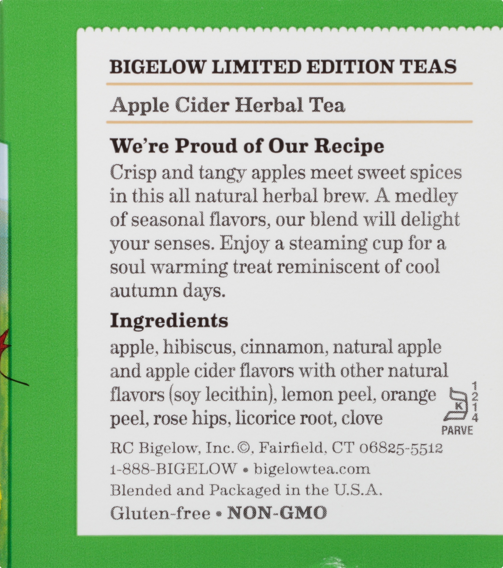 slide 5 of 7, Bigelow Tea Apple Cider Spiced Apple Cider Herb Tea - 20 ct, 20 ct