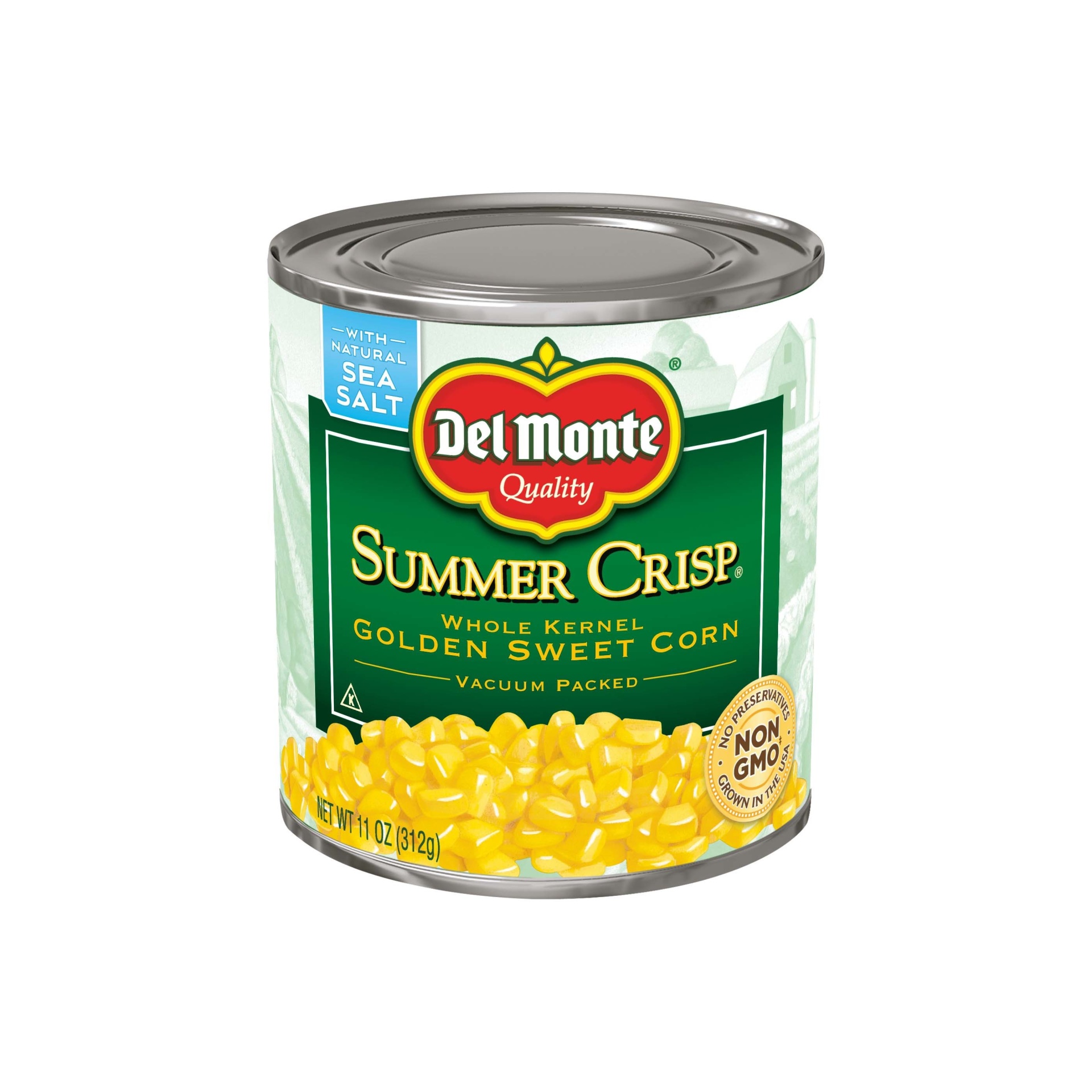 slide 1 of 3, Del Monte Summer Crisp Whole Kernel Golden Sweet Corn, 11 oz