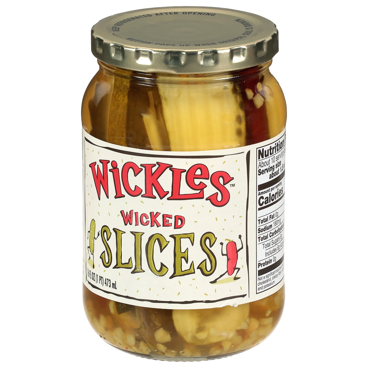slide 2 of 4, Wickles Wicked Slices 16 fl oz, 16 fl oz