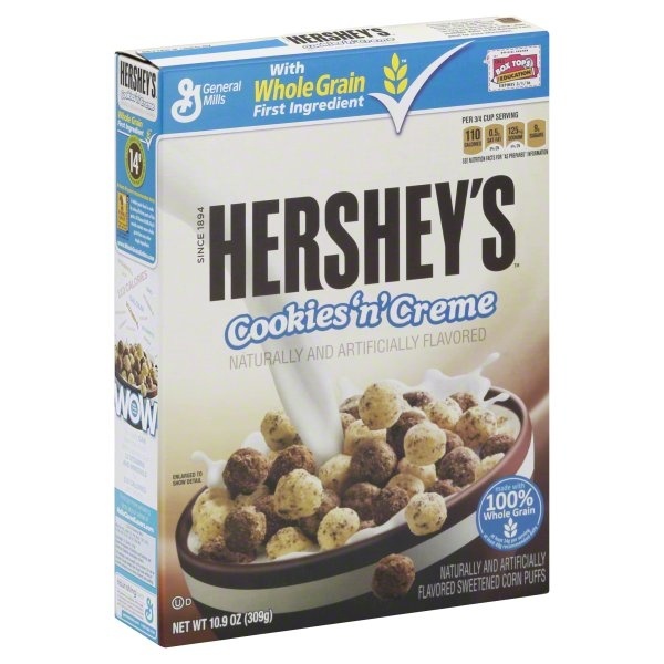 slide 1 of 1, General Mills Hrshy Cookies N Creme Cereal, 10.9 oz