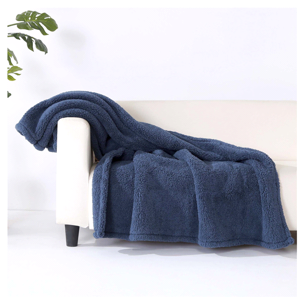 slide 6 of 13, BERKSHIRE BLANKET Cozy Sherpa Throw, 50 x 70 