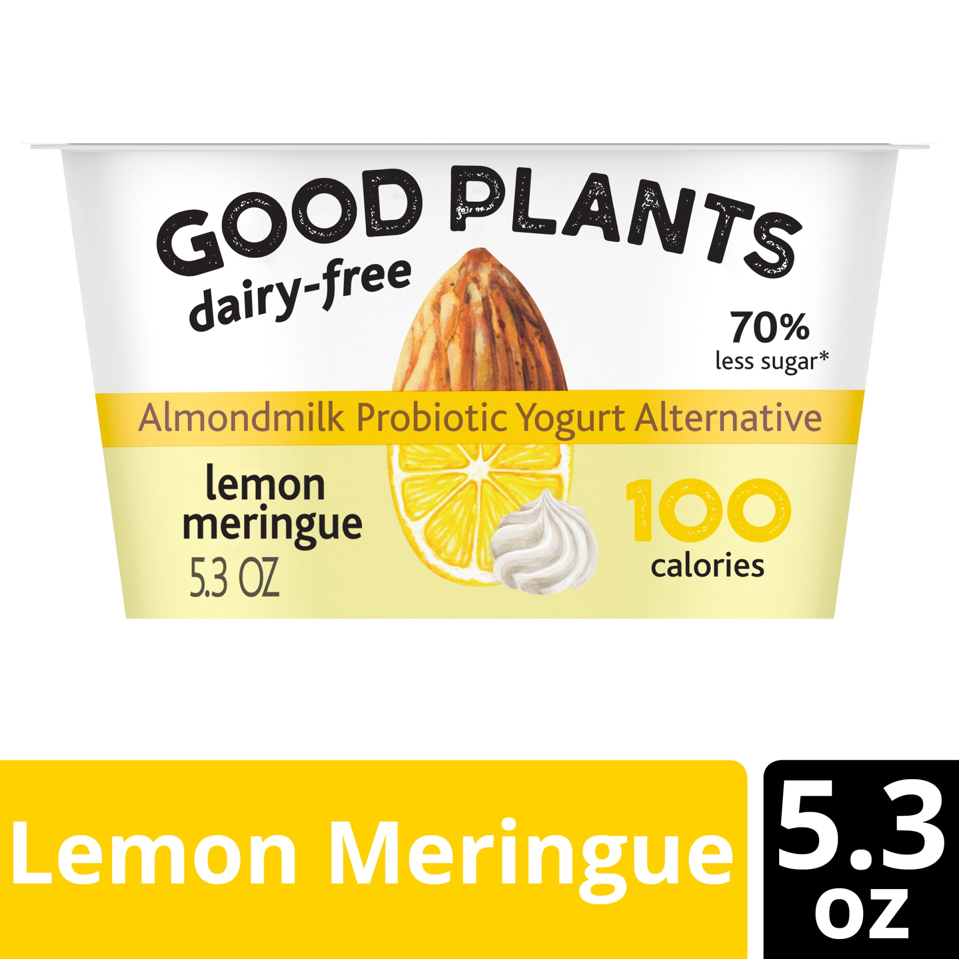 slide 1 of 6, Good Plants Lemon Meringue Almond Milk Probiotic Yogurt Alternative, 5.3 oz