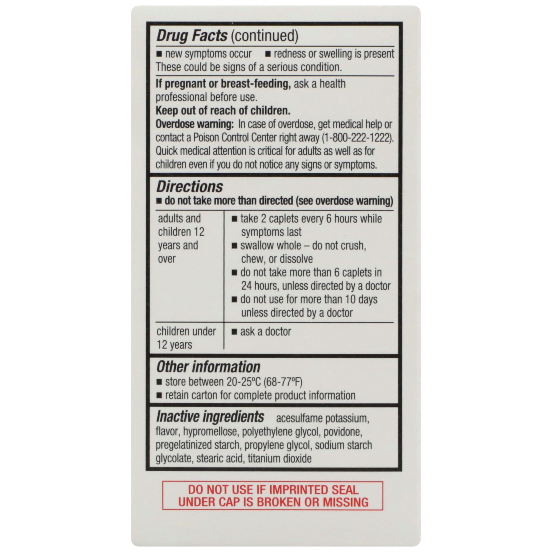 slide 3 of 6, TopCare Extra Strength Pain Relief Acetaminophen 500 Mg Pain Reliever-fever Reducer Cool Taste Caplets, 100 ct