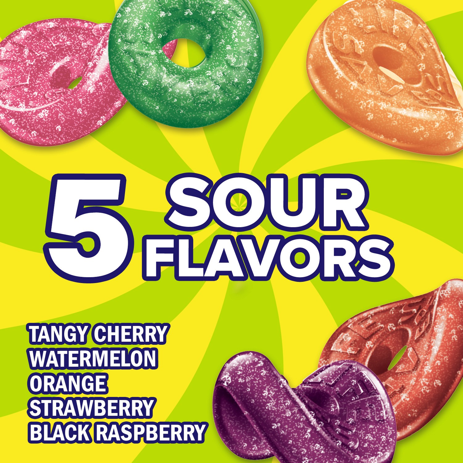 slide 7 of 8, LIFE SAVERS Sours Gummy Candy Bag, 7-Ounce, 7 oz