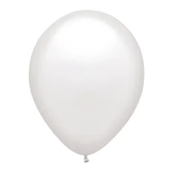 Single Latex Balloon 11 Inch White