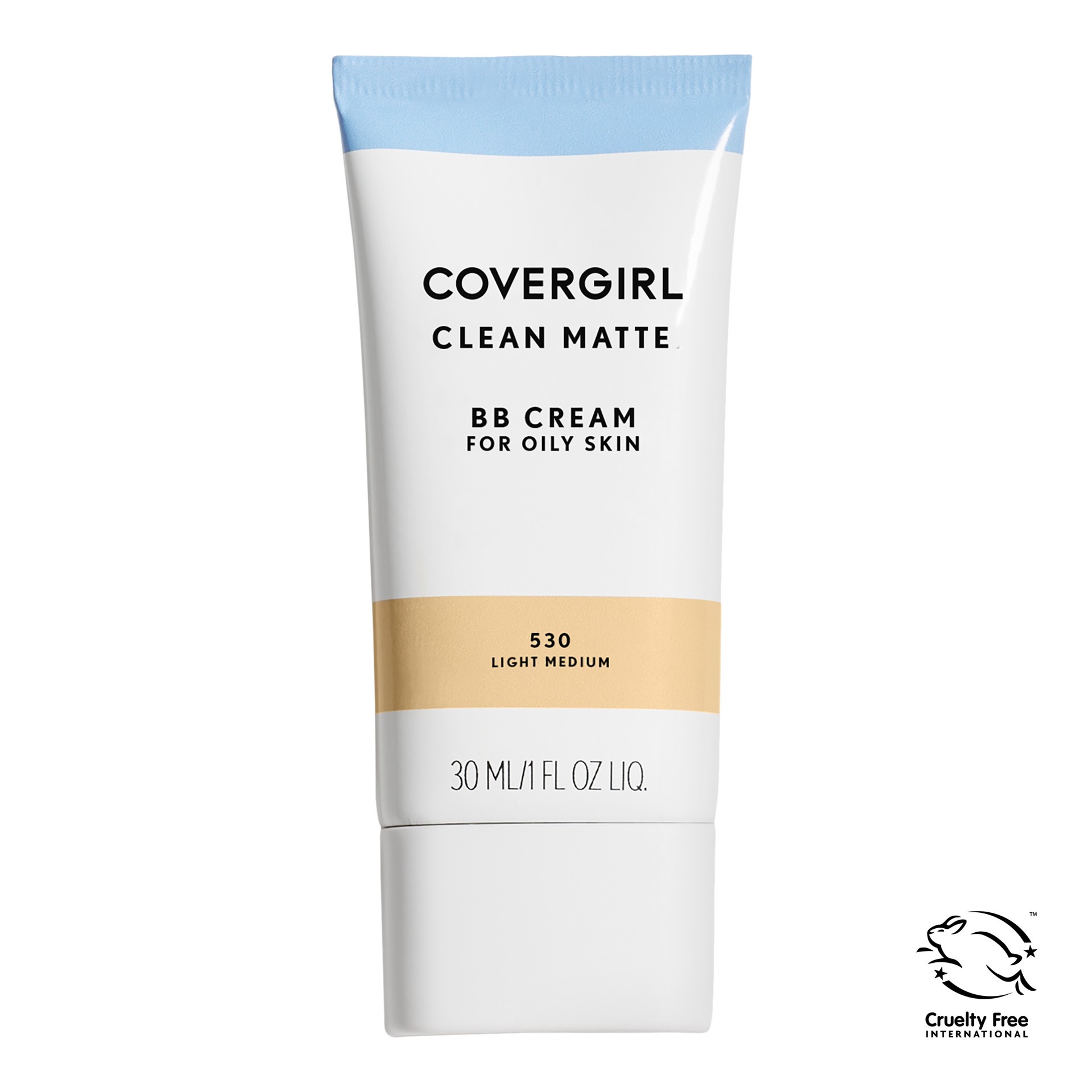 slide 1 of 3, Covergirl COVERGIRL Clean Matte BB Cream For Oily Skin, Oil- Free Finish BB Cream, 1 Fl Oz, Bb Cream Foundation, No Clogged Pores, Evens Skin Tone and Hides Blemishes, Water Based Foundation, Easy Application, 30 ml