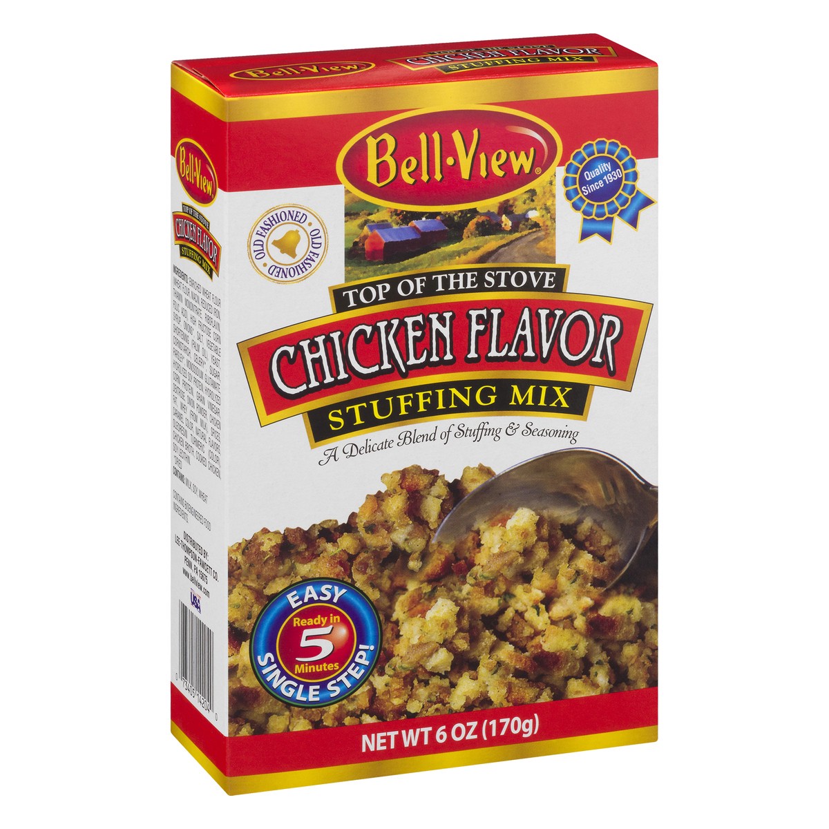 slide 2 of 13, Bell-View Chicken Flavor Stuffing Mix 6 oz, 6 oz