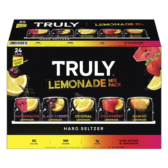slide 3 of 3, TRULY Hard Seltzer Lemonade Variety Pack, 24 ct; 12 oz