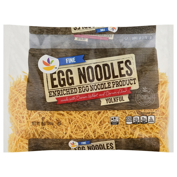 slide 1 of 1, GIANT Egg Noodles Enriched Fine, 12 oz