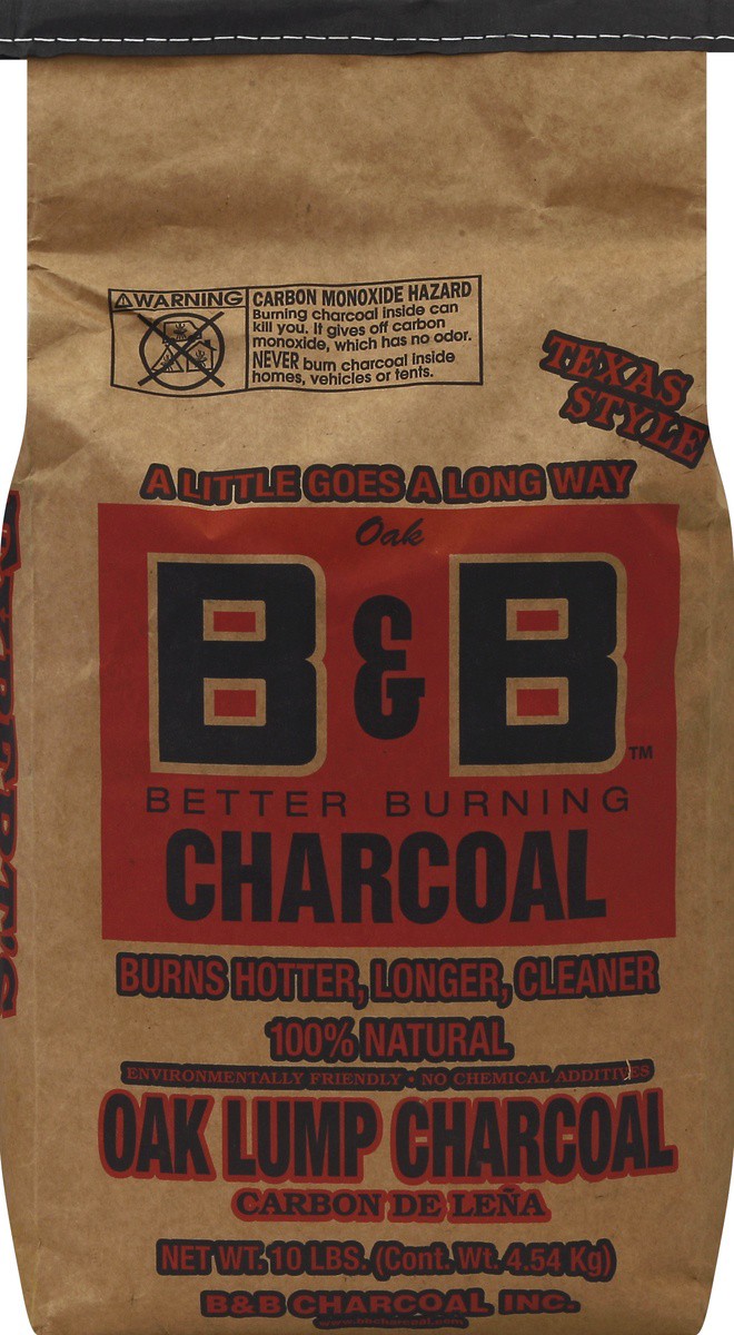 slide 2 of 5, B & B Charcoal 10 lb, 10 lb